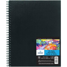 CANSON MIX MEDIO Art Livre poids lourd Paper franais double face Fine et Moyenne Texture Side Fil Bound 138 Pound 9 x 12 pouces 40 Feuilles