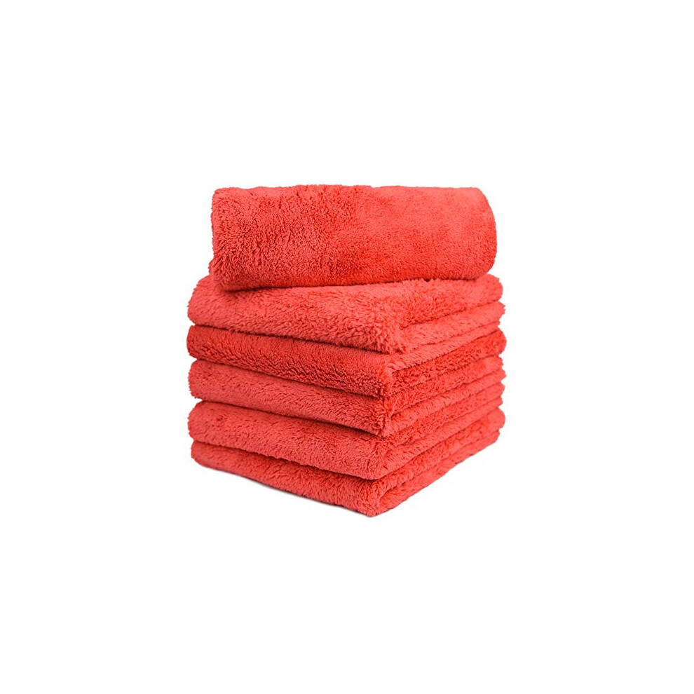 CARCAREZ Microfiber Car Wash Drying Towels Professional Grade Premium Microfiber Towels for Car Wash Drying 450GSM 16 in.x 16 in. Pack of 6 6 Pack  Re-image-OPC-PFPGGQK-NEW