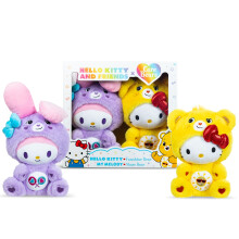 Care Bears x Hello Kitty Pluche 2-pack - Hello Kitty als Funshine Bear en My Melody als Share Bear