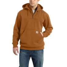 Carhartt Herrar Rain Defender Loose Fit Heavyweight Quarter-Zip Sweatshirt, Fox Brown, X-Large