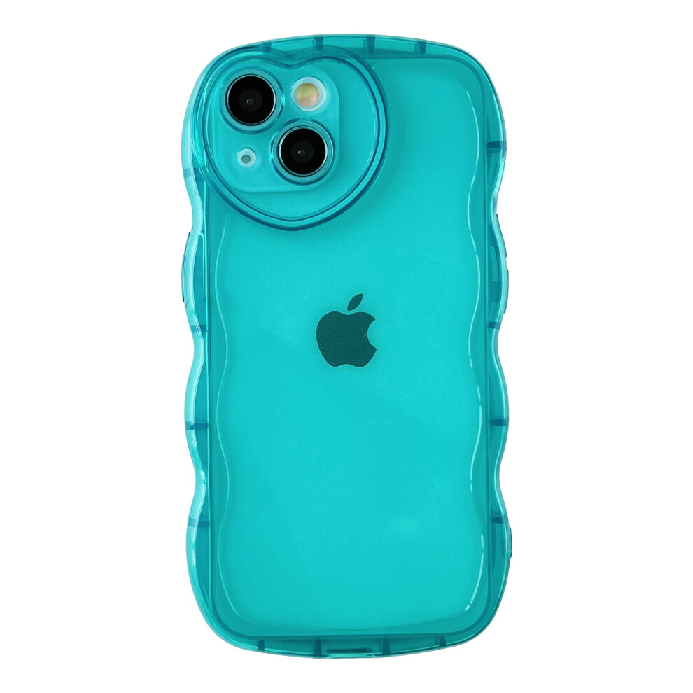 Coque de protection transparente et souple pour iPhone (iPhone X/XS bleu)