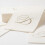 Caspari White Pearl Paper Linne Gsthanddukar Monogram Initial Grey Pack om 24 4