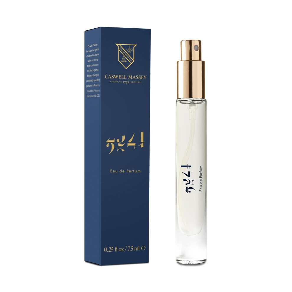 Caswell-Massey Amber 2571 Eau De Parfum Discovery, Warm & Inviting Fragrance With Sandalwood & Bergamot, Long-Lasting Mens Fragrances, Travel Size Vial, Per