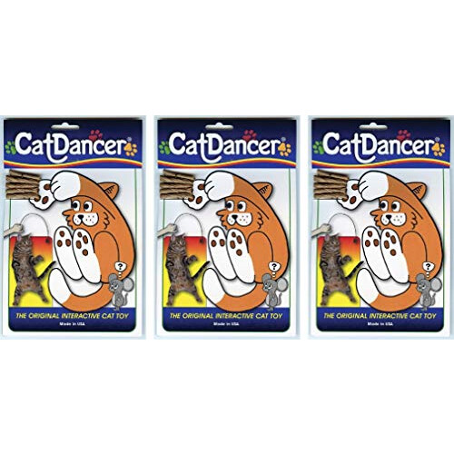 Cat Dancer 101 Cat Dancer Interactive Cat Toy  3 Pack