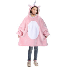Catalonia Unicorn vest   vel com capuz cobertor Sorto de moletom de capuz de grandes dimens   es por 7-16 anos adolescentes jovens garotos de present
