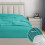 Cathay Home Luxury Resistente a Rugas e Desbotamento Lençol Ajustado de Microfibra Ultra Macio 14 Polegadas, Azul Larkspur, King 2
