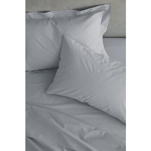 Catherine Lansfield Catherine Lansfield Easy Iron Percale Combed Double Fitted Sheet Grey 2