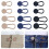 Ceryvop 12PCS Στενώσεις Κουμπιών για Τζιν, Παντελόνι, 3 Χρώματα 1