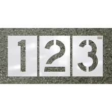CH Hanson  70352  Stencil  Number Kit  12pcs.  4 x 2-3/4 in.