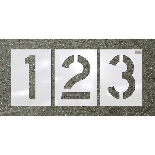 CH Hanson  70352  Stencil  Number Kit  12pcs.  4 x 2-3/4 in.
