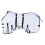 CHALLENGER 72"""" Horse Mesh Drap d'   t    l   ger Spring Airflow Blanc 73408B 1
