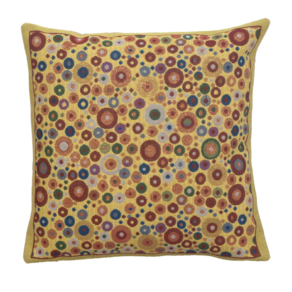 Charlotte Home Furnishings Decorative Pillow Covers for Bed 16x16 in Tapestry Throw Pillow Cover for Couch and Living Room Polka Dots Belgian Boho Sof