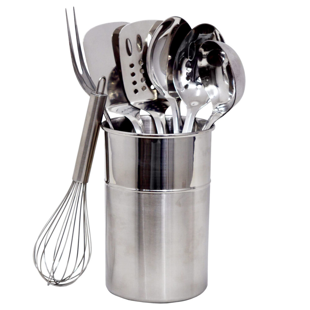 Chef Craft Select Kitchen Tool and Utensil Set 8 Piece Set Stainless Steel
