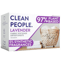 Clean People All Natural Wasverzachterdoekjes - Ecologische, plantaardige wasverzachterdoekjes - Verzacht op natuurlijke wijze en verwijdert statische