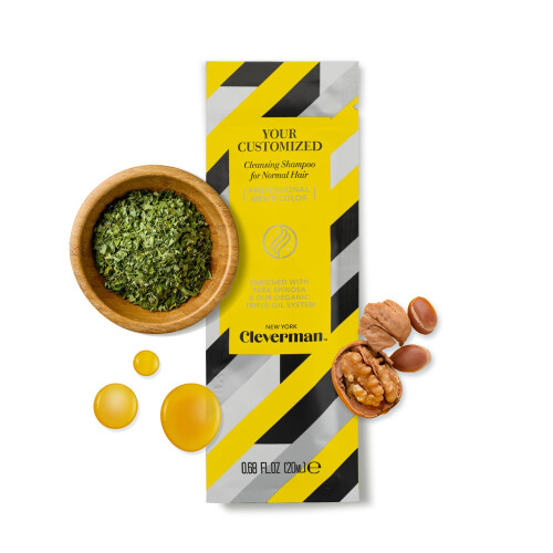 CLEVERMAN Renseshampoo til m?nd til normalt h?r 20 ml (pr?vest?rrelse) 1