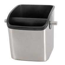 Coffee Knock Box Espresso Accessories - Home Use Small Coffee Puck Knock Box Stainless Steel for Espresso Machine Coffee Grounds