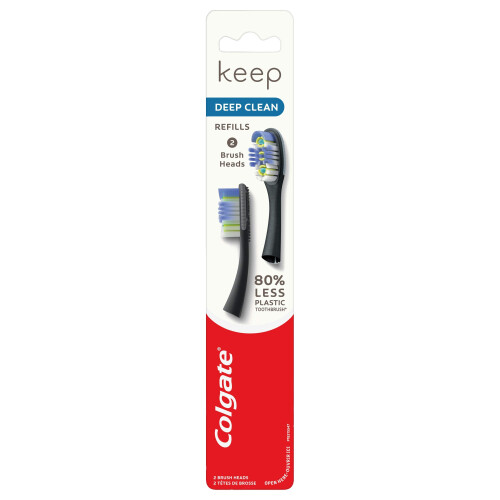 Colgate Colgate Keep Brosse à Dents Manuelle Recharges Deep Clean - 2pk