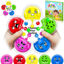 Color Sorting Sensory Toys for Kids with Autism  Autistic 5-7  Valentines Day Gifts for Kids  Feelings Wheel Social Emotional Learning Activities  Fin