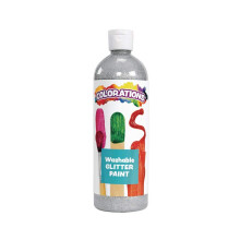 Colorations CGPSI pest  v   glittermaali 16 fl oz hopea myrkyt  n eloisa rohkea kimalteleva glittermaali lasten maali lasten glittermaali askartelu
