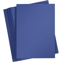 Coloured Card A4 210x297 mm 180 g midnight blue 100sheets