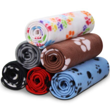 Comsmart Warm Paw Print t?ppe/senged?ksel til hunde og katte 6 pakke med 24x28 inches