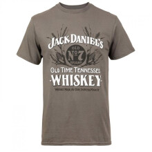 Jack Daniels 868814-xlarge Jack Daniels Old Time Whiskey T-Shirt, Grey - Extra Large
