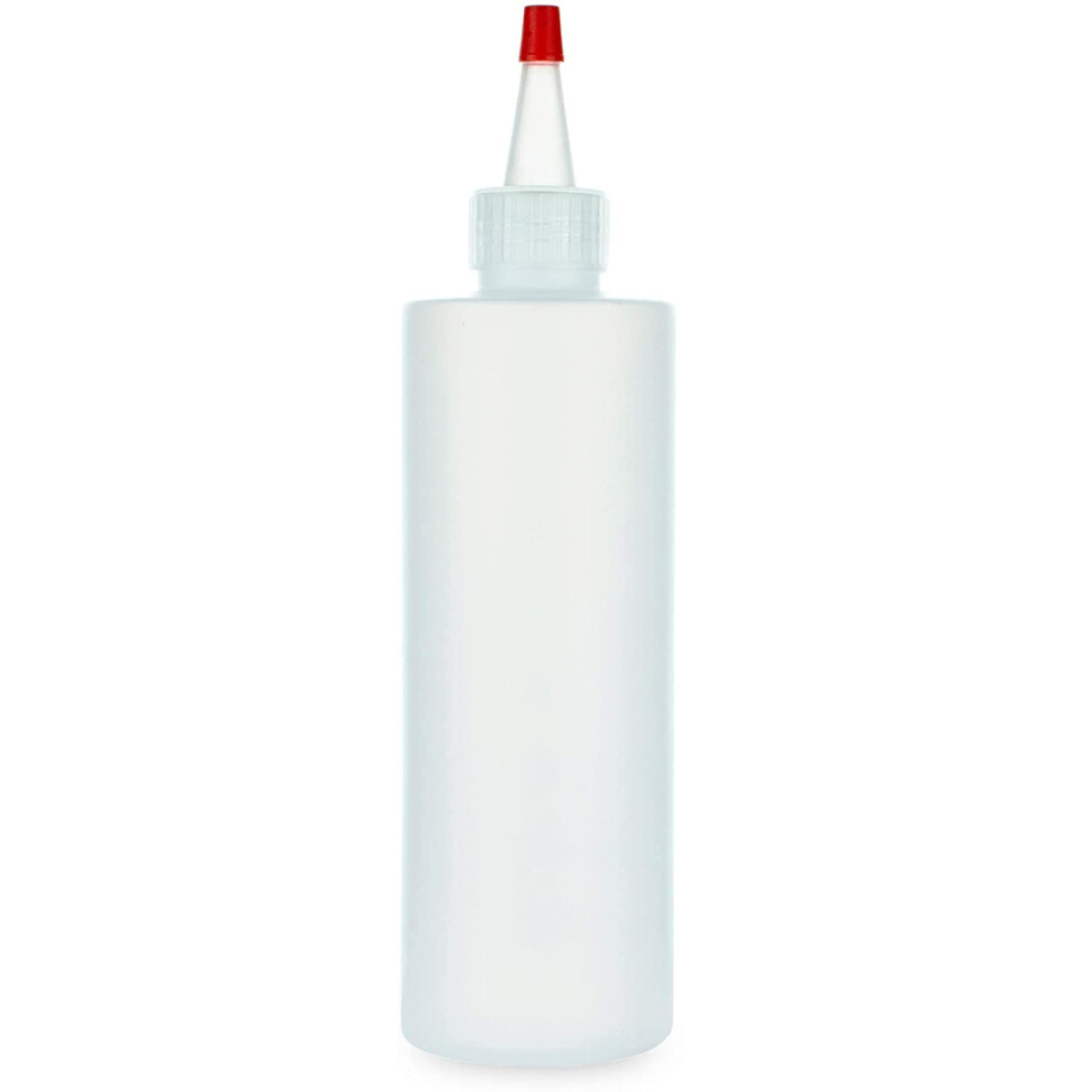 Botellas Exprimibles Para Condimentos, 8 Oz, Vac As, Con Tapa Roja, A Prueba De Fugas, Para K Tchup, Mostaza, Jarabe, Salsas, Aderezos, Aceite, M-image