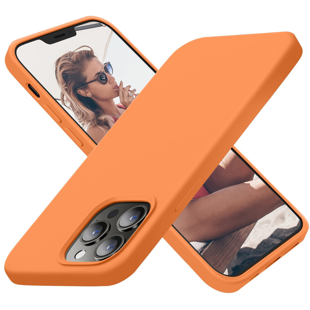 Cordking Designed For Iphone 13 Pro Max Case Silicone Ultra Slim Shockproof Protective Phone Case With [Soft Anti-Scratch Microfiber Lining] 6.7 Inc 6901281727355