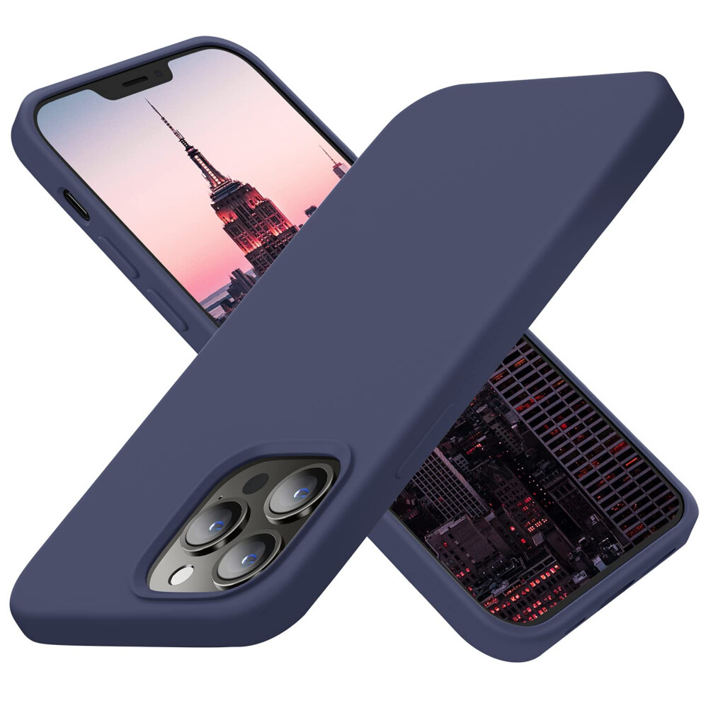Cordking Designed For Iphone 13 Pro Max Case Silicone Ultra Slim Shockproof Protective Phone Case With [Soft Anti-Scratch Microfiber Lining] 6.7 Inc 6901281727515