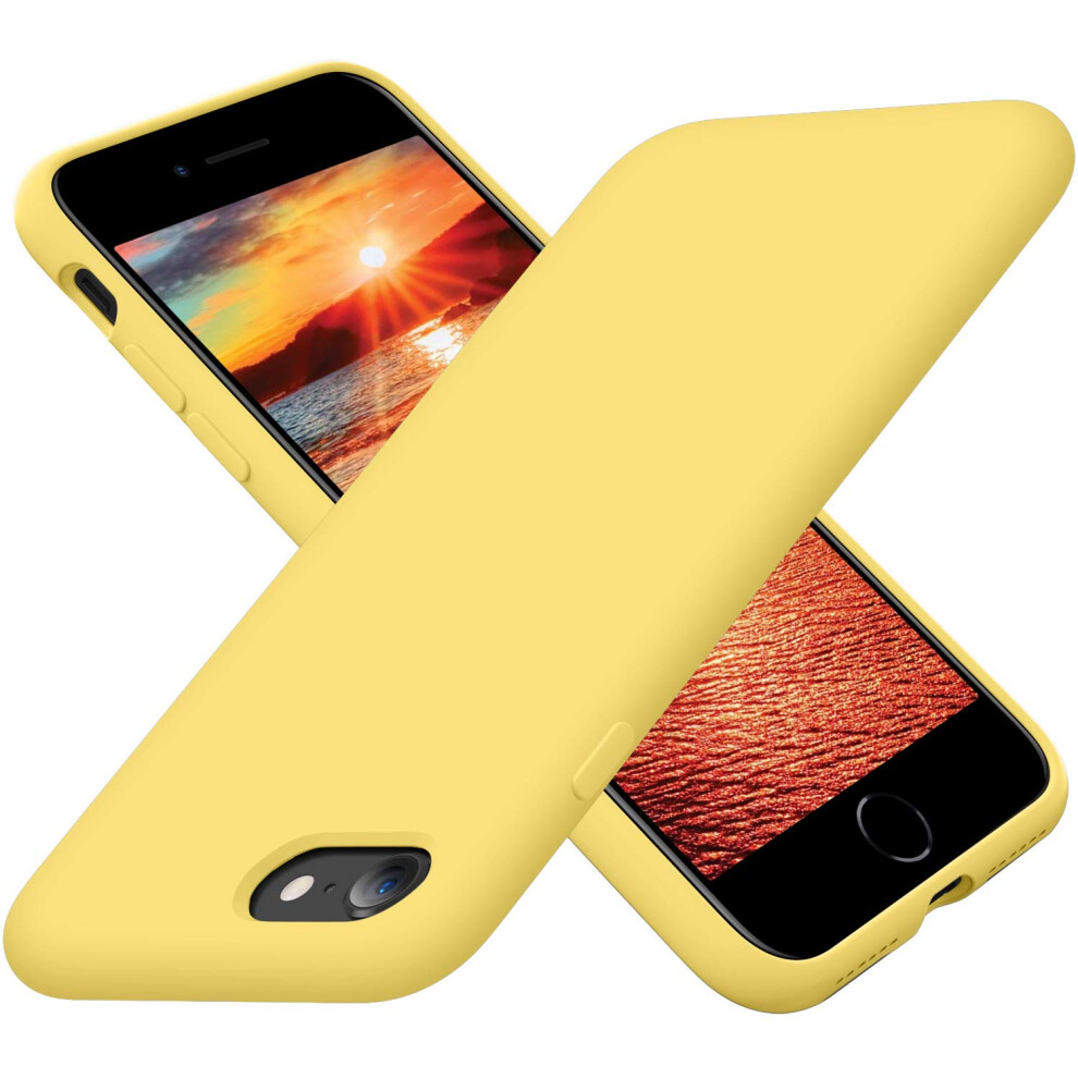 Cordking Designed For Iphone Se Case 2022/2020 Designed For Iphone 7 8 Case Silicone Ultra Slim Shockproof Phone Case With [Soft Microfiber Lining] 6901281727720