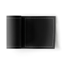 Bavlnen koktailov obr sky - 11 x 11 cm - 50 kusov na rolku - cierne