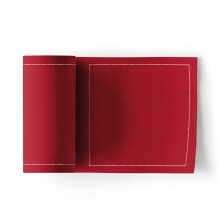 Cotton Cocktail Napkin - 4.3 x 4.3 in - 50 units per roll - Lipstick Red