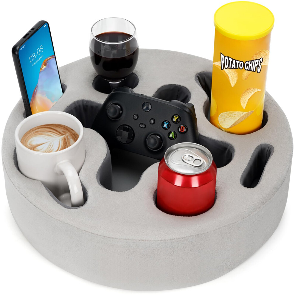 Couch Cup Holder-Sofa Cup Holder Pillow | Couch Caddy Buddy | Drinks Cupholder Tray Organizer For Bed Rv Tv Car Man Cave Boat Remote Snacks| Gi 6972163995995