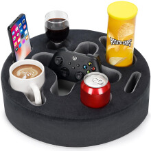Bank Bekerhouder-Bank Bekerhouder Kussen | Bank Caddy Buddy | Drankjes Bekerhouder Lade Organizer voor Bed Rv Tv Auto Man Cave Boot Afstandsbediening