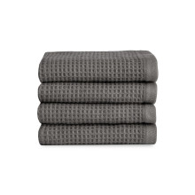 Salviette Cozy Earth Waffle Terry color carbone