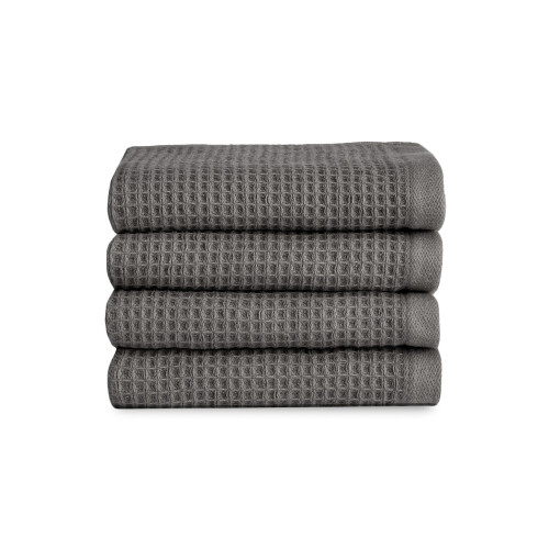 ?a????a Cozy Earth Waffle Terry Charcoal