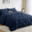 CozyLux Ensemble de Couette Complet - 7 Pièces Couettes Taille Complète Bleu Marine 1