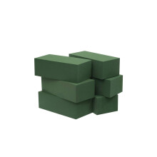 Crafare 6-delige natte verse steekschuimblokken groene bloemistschuimstenen 8,9 (L) X 3,9 (W) X 3 (H) voor lente verse bloemstukken en ambachten