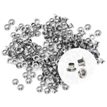 CRAFTMEMORE Ock s ID 1/8 palca, 3 mm otvor, samolepiace ocko na kor lkov jadr , oblecenie, ko a, pl tno, 200 ks, strieborn