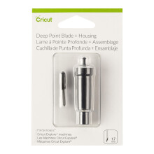 Cricut Deep-Point Blade + Housing  Cutting Blade with Deep Cut Housing  Cut Materials up to 1.5mm Thickness  For Personalized Crafts  Compatible With