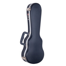 Crossrock 0-strenget sopran Ukulele Super let ABS st?bt h?rdt etui i sort (CRA860SUBK)