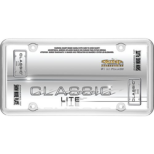 Cruiser Accessories 20030 Cornice per targa Classic Lite cromata 1