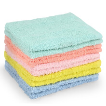 Crystal Ridge Cotton Lavel Shums da 10 pacchetti - Washcrotes per asciugamani multiuso morbidi e altamente assorbenti per fale per il viso e corpo pe