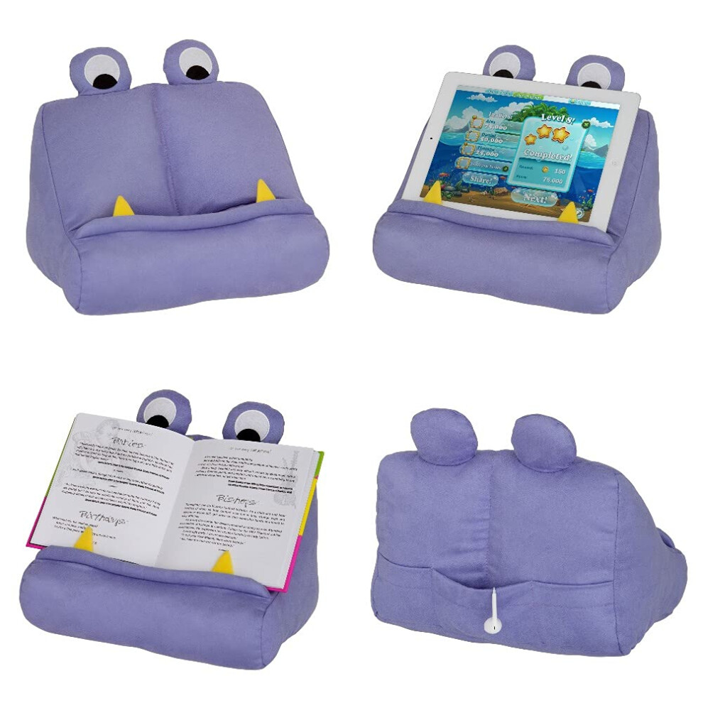 Cuddly Reader Children iPad Stand | Tablet Stand | Book Holder| Reading Pillow | Reading in Bed at Home | Tablet Lap Rest Cushion | Fun Novelty Gift I