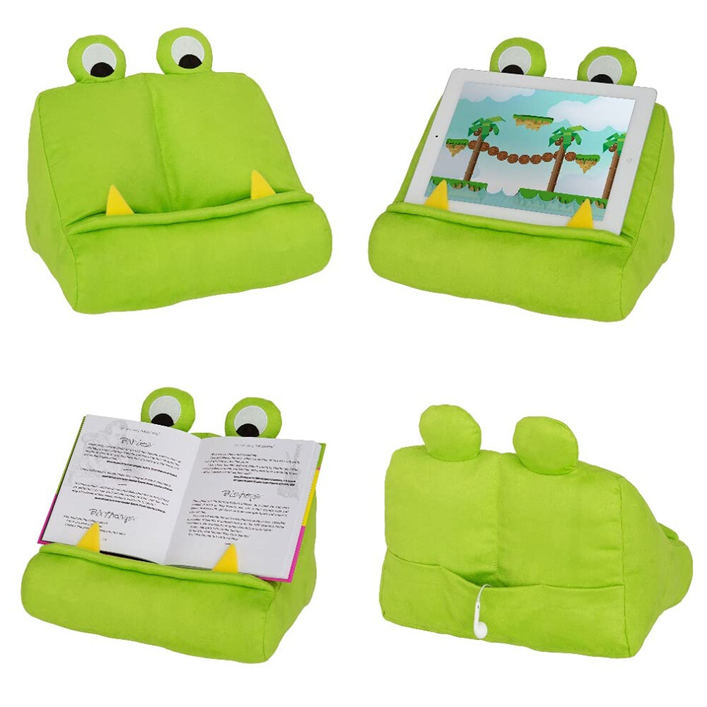 Cuddly Reader Children iPad Stand | Tablet Stand | Book Holder| Reading Pillow | Reading in Bed at Home | Tablet Lap Rest Cushion | Fun Novelty Gift I