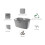 Curver CURVER SOFTEX LAUNDRY BASKET 45L TAUPE 4