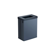 CURVER Verto 54L Recycling Bin Dual Compartments Recycling Lid Easy Sorting Sleek Design Pearl Blue