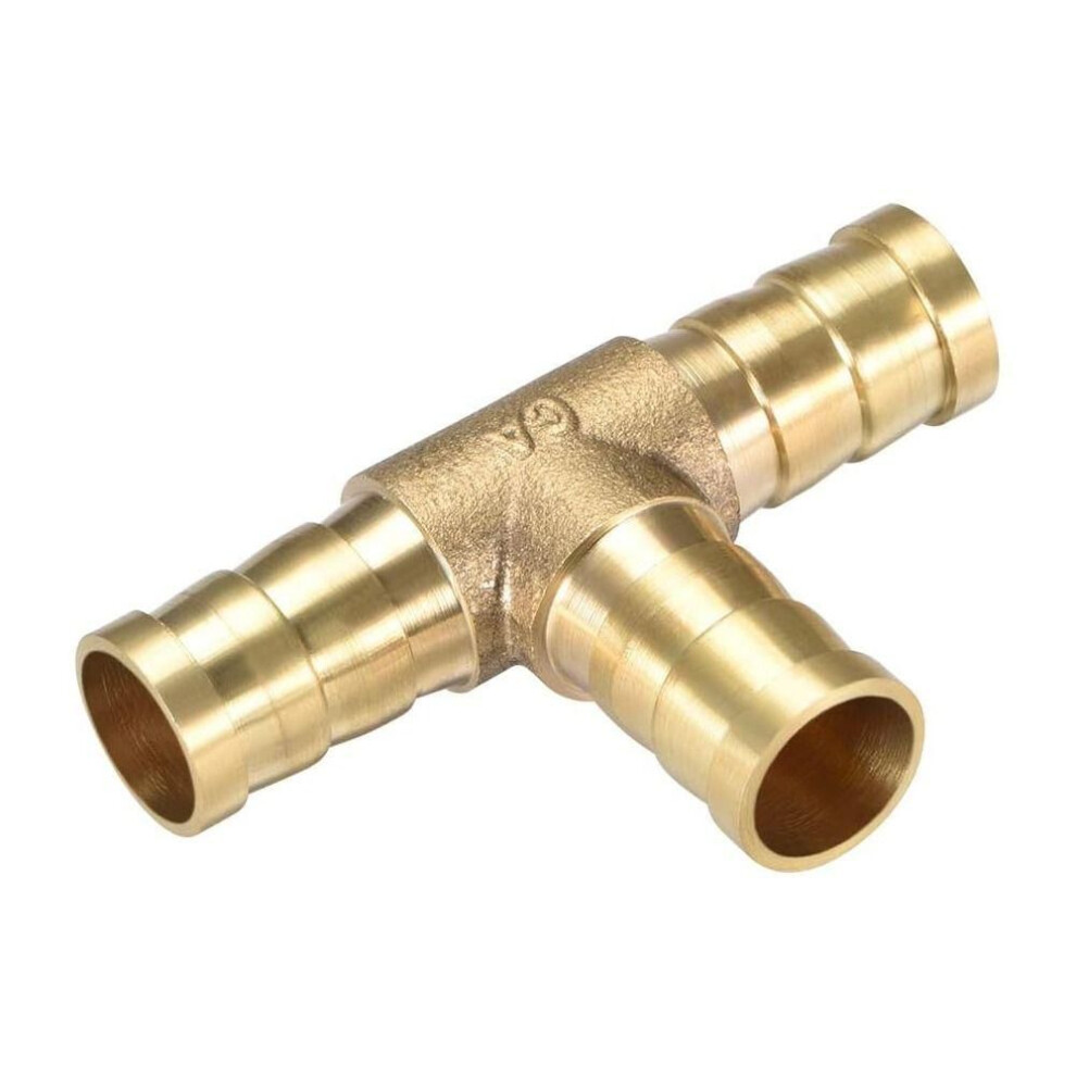 (12mm) Brass 3 Ways 6mm 8mm 10mm 12mm 16mm Barb Hose Barb Union Coupling  Fitting Air Gas Water Fuel