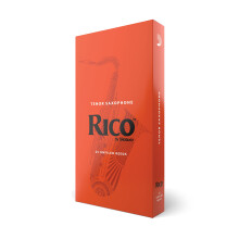 Daaddario Woodwinds Rico Tenor Saxophone Reeds - Tenor Sax Reeds - Unfiled Cut Thirner Vamp fr enkel spel - Styrka 35-25 Pack
