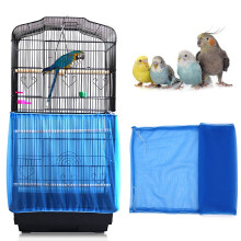 Daoeny Universal Bird Cage Cover Adjustable Seed Feather Catcher Soft Airy Nylon Mesh Parrot Net Birdcage Cover Jirt Pard pour les cages carrees